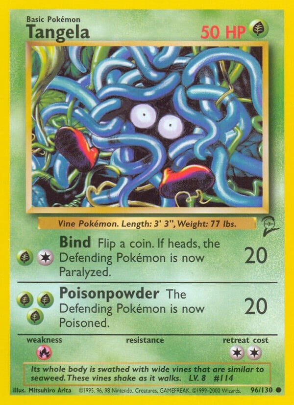 Image for Tangela (096/130) (Base Set 2) - Pokemon