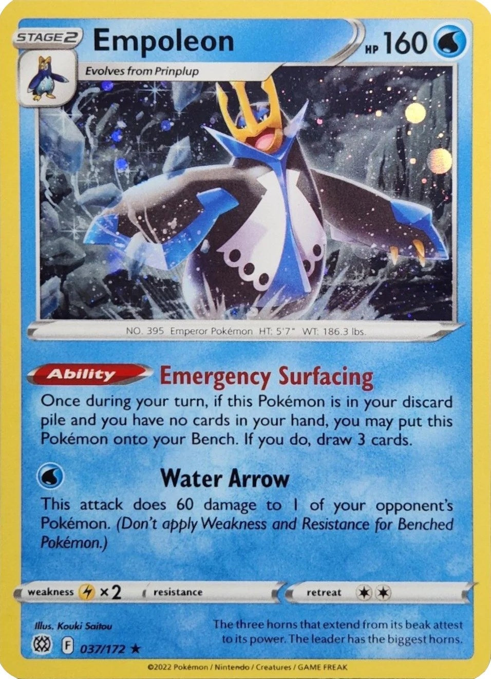 Image for Empoleon - 037/172 (Cosmos Holo) (037/172) (Miscellaneous Cards & Products) (MCAP) - Pokemon