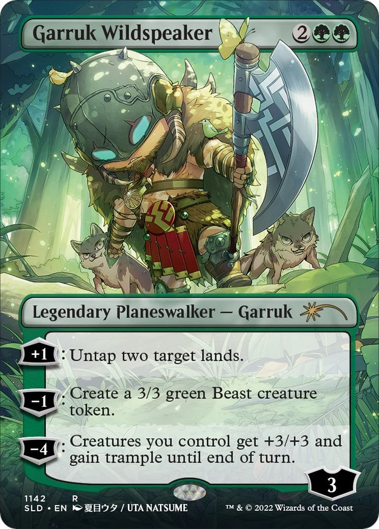 Garruk Wildspeaker (Borderless) (1142) (Secret Lair Drop Series) - PokeBox USA