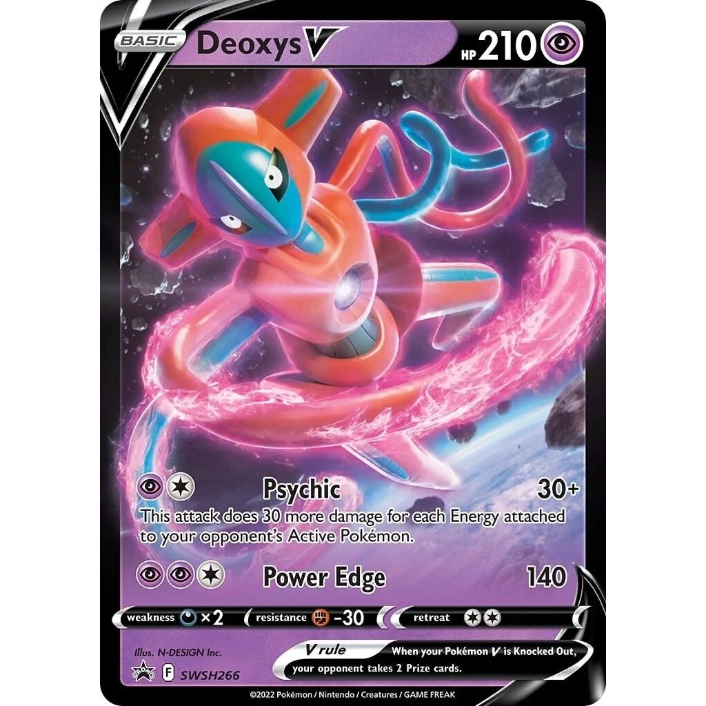 Deoxys V - SWSH266 (SWSH266) (SWSH: Sword & Shield Promo Cards) - PokeBox USA
