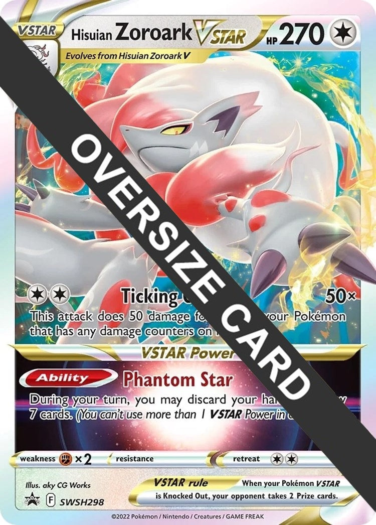 Image for Hisuian Zoroark VSTAR - SWSH298 (SWSH298) (Jumbo Cards) (PR) - Pokemon