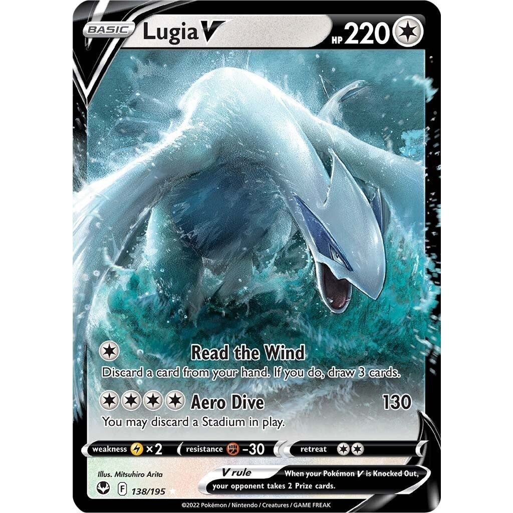 Lugia V (138/195) (SWSH12: Silver Tempest) - PokeBox USA