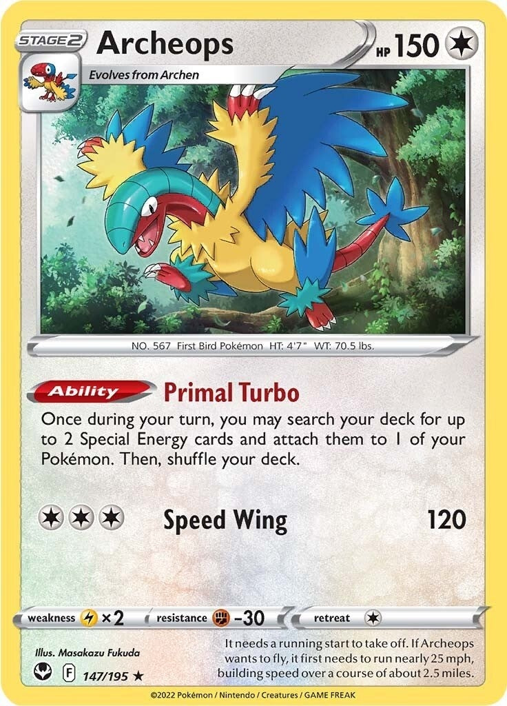 Image for Archeops (147/195) (SWSH12: Silver Tempest) (SWSH12) - Pokemon