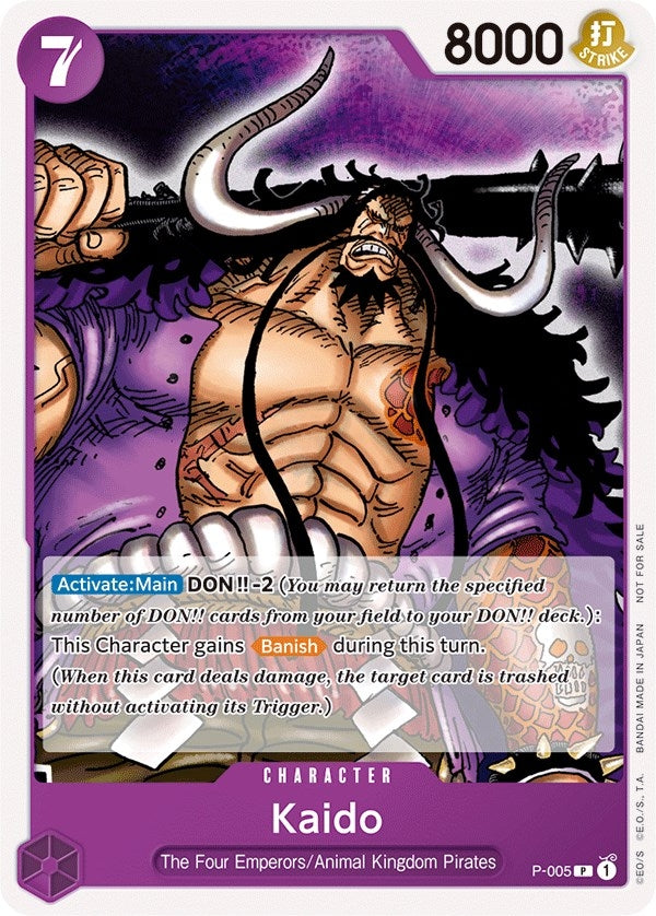 Image for Kaido (Promotion Pack 2022) (P-005) (One Piece Promotion Cards) (OP-PR) - One Piece Card Game