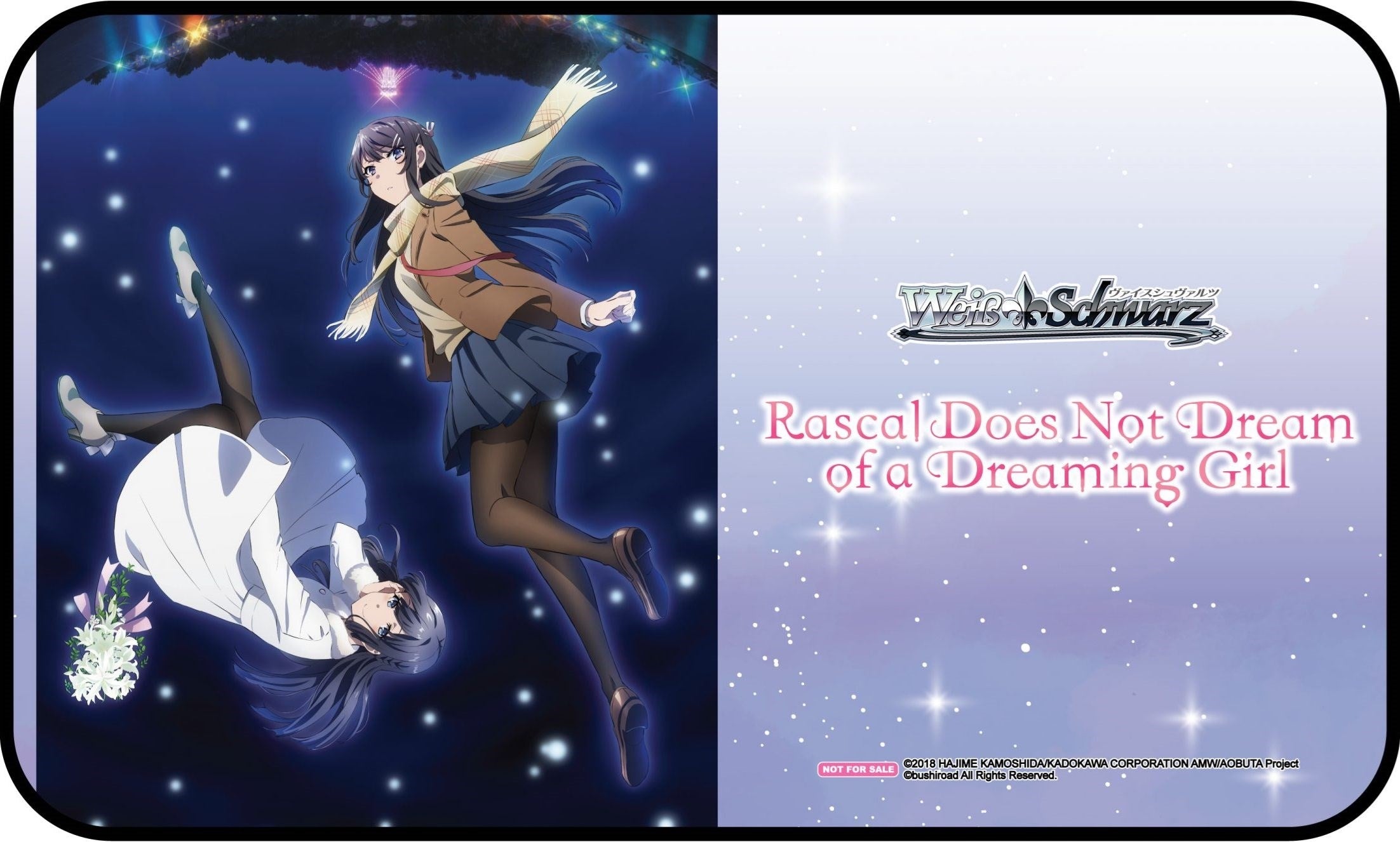 Image for Weiss Schwarz Preorder Stitched Playmat - Rascal Does Not Dream of a Dreaming Girl - Playmats