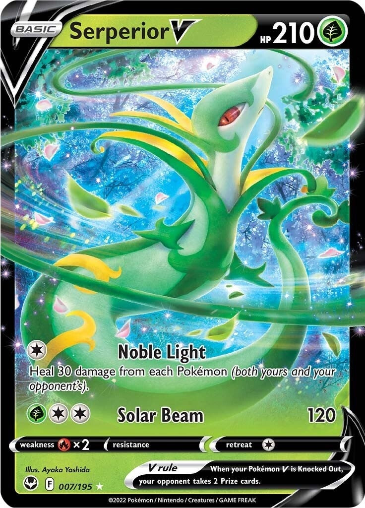 Image for Serperior V (007/195) (SWSH12: Silver Tempest) (SWSH12) - Pokemon