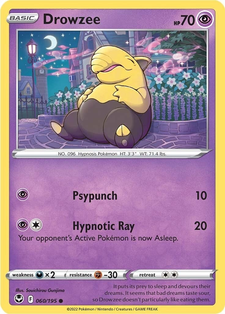 Image for Drowzee (060/195) (SWSH12: Silver Tempest) (SWSH12) - Pokemon