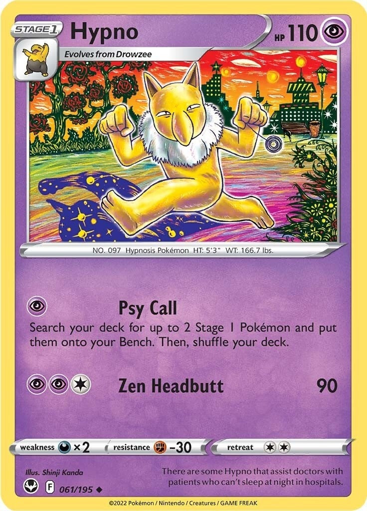 Image for Hypno (061/195) (SWSH12: Silver Tempest) (SWSH12) - Pokemon