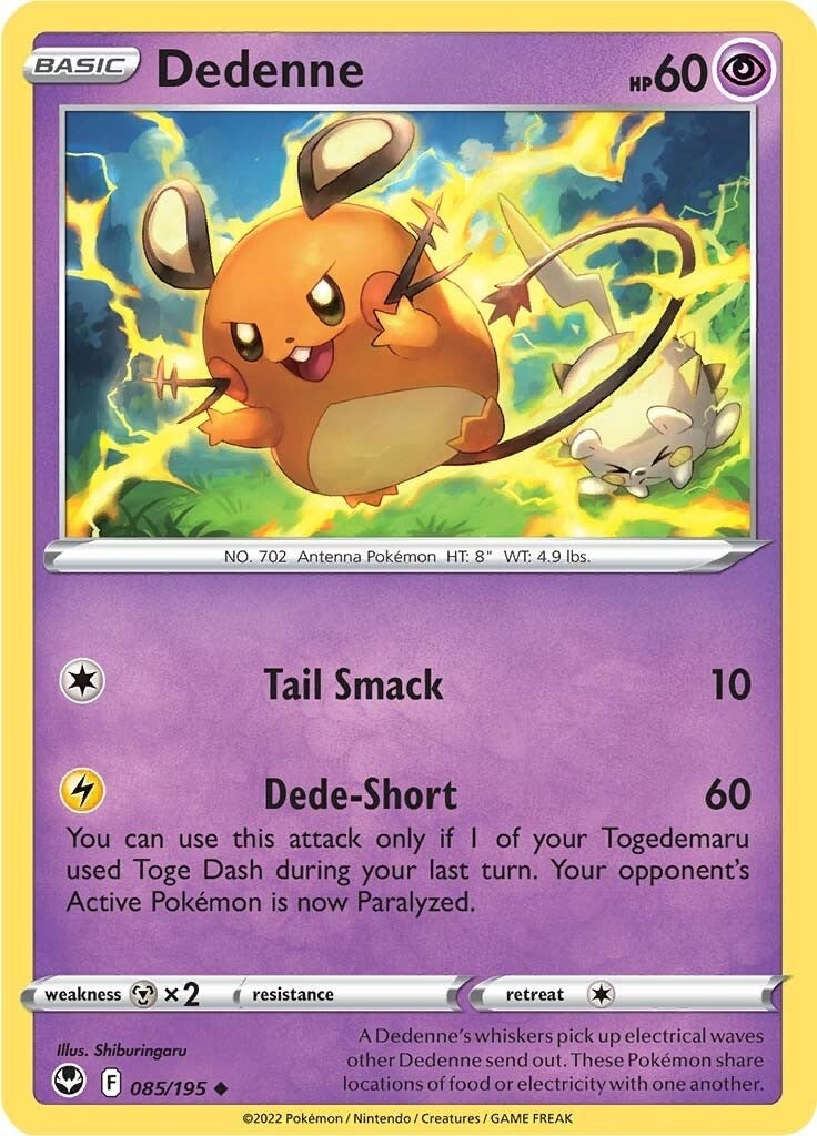 Image for Dedenne (085/195) (SWSH12: Silver Tempest) (SWSH12) - Pokemon