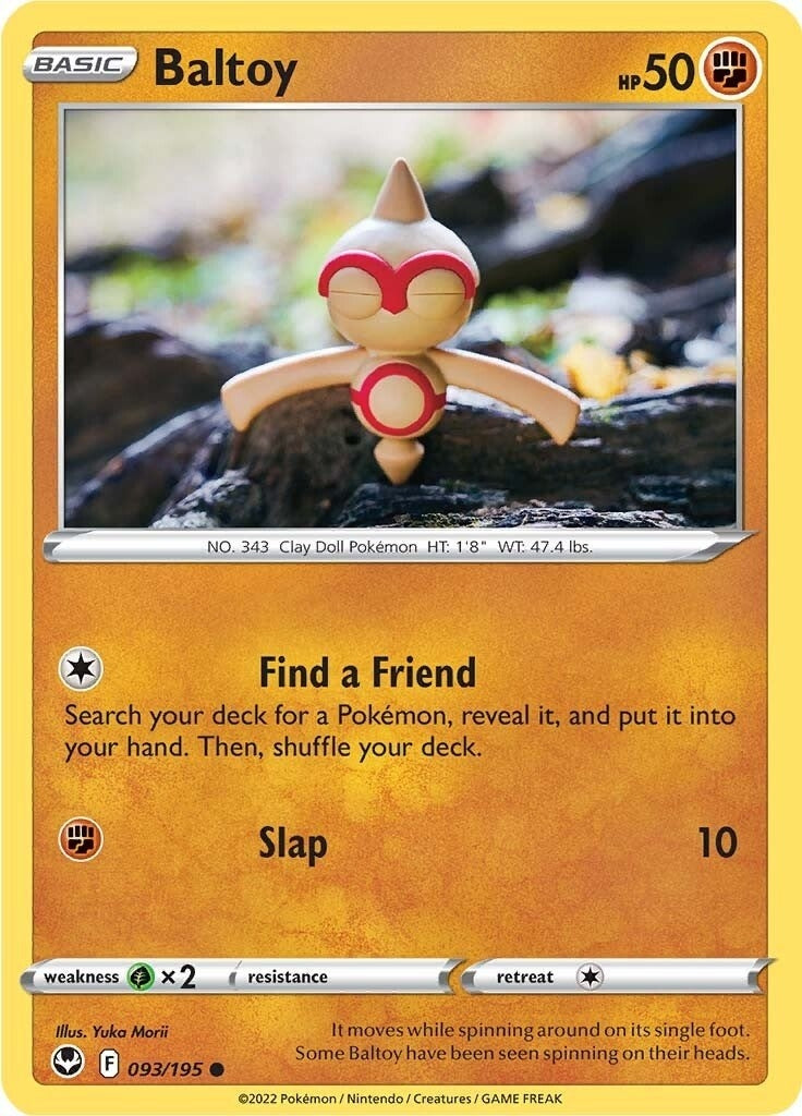 Image for Baltoy (093/195) (SWSH12: Silver Tempest) (SWSH12) - Pokemon
