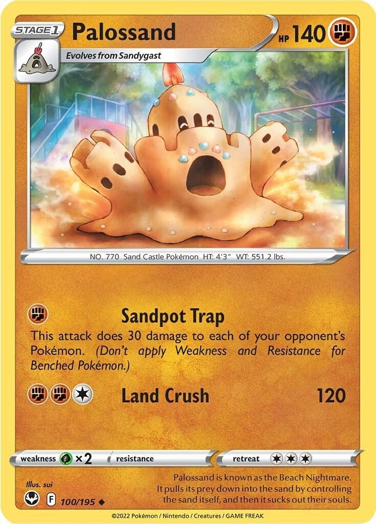 Image for Palossand (100/195) (SWSH12: Silver Tempest) (SWSH12) - Pokemon