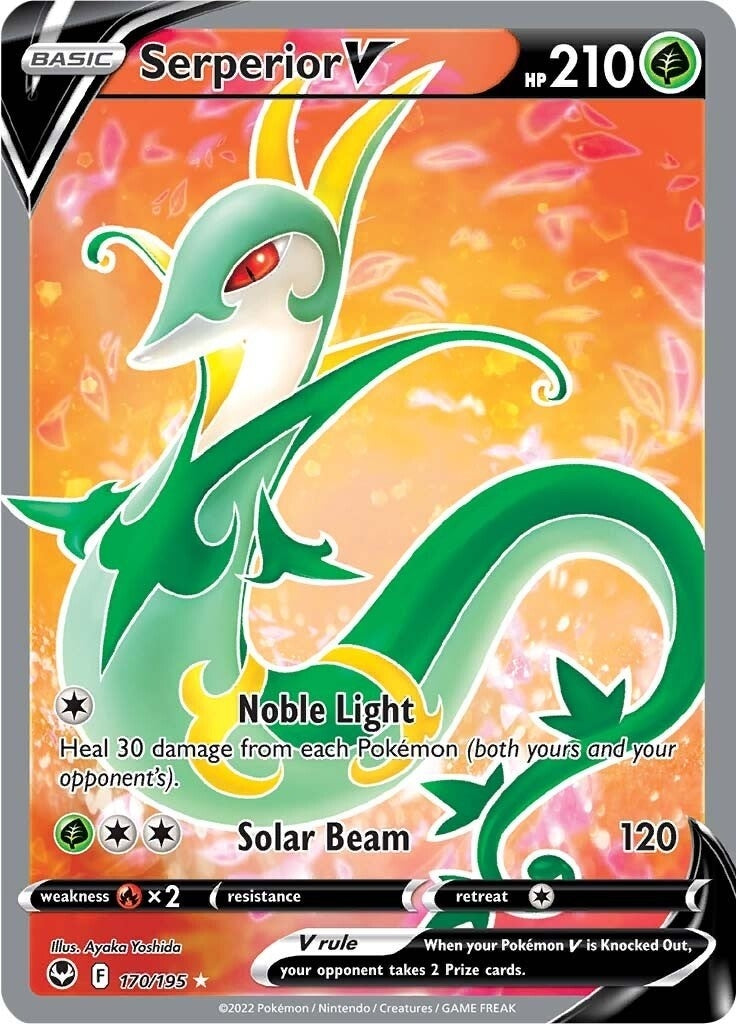 Image for Serperior V (Full Art) (170/195) (SWSH12: Silver Tempest) (SWSH12) - Pokemon