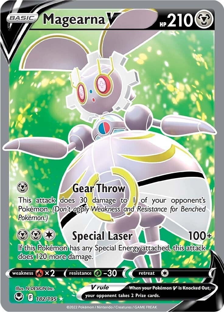 Image for Magearna V (Full Art) (182/195) (SWSH12: Silver Tempest) (SWSH12) - Pokemon