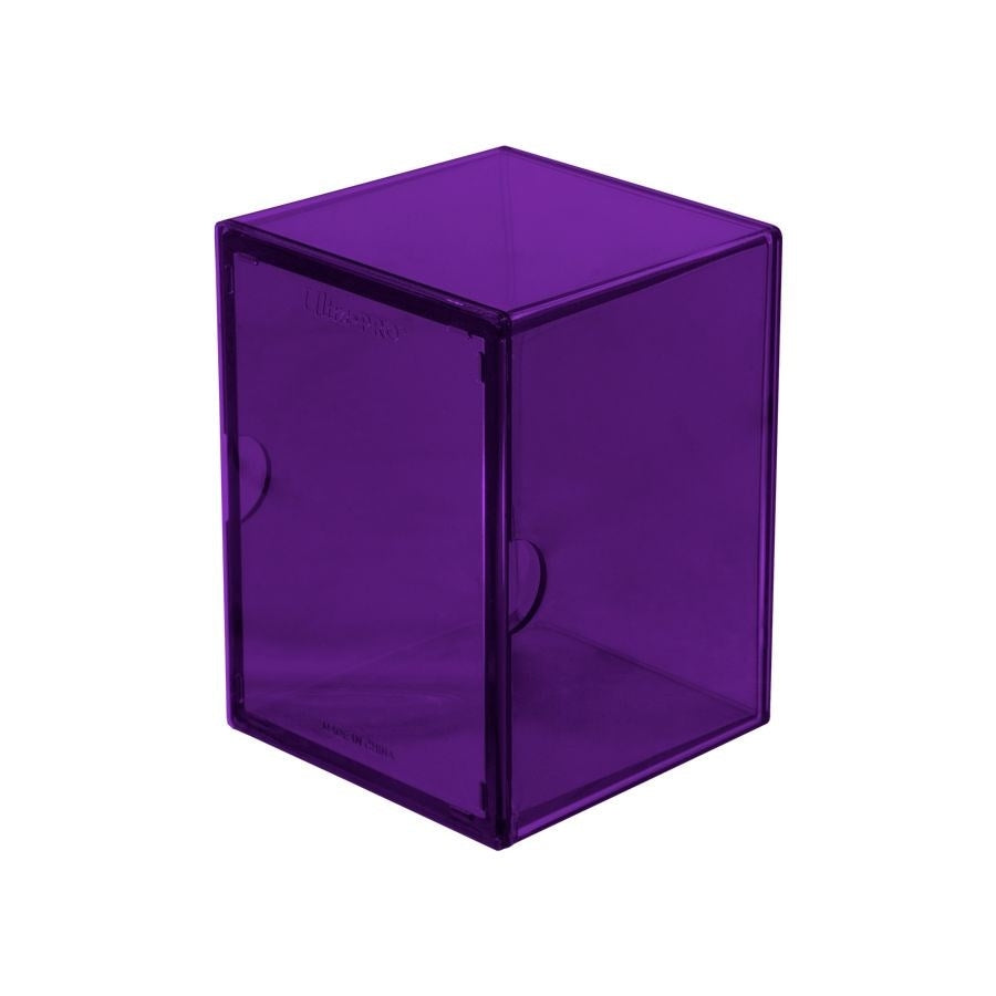 Image for Eclipse 2-Piece 100+ Royal Purple Deck Box - Deck Boxes