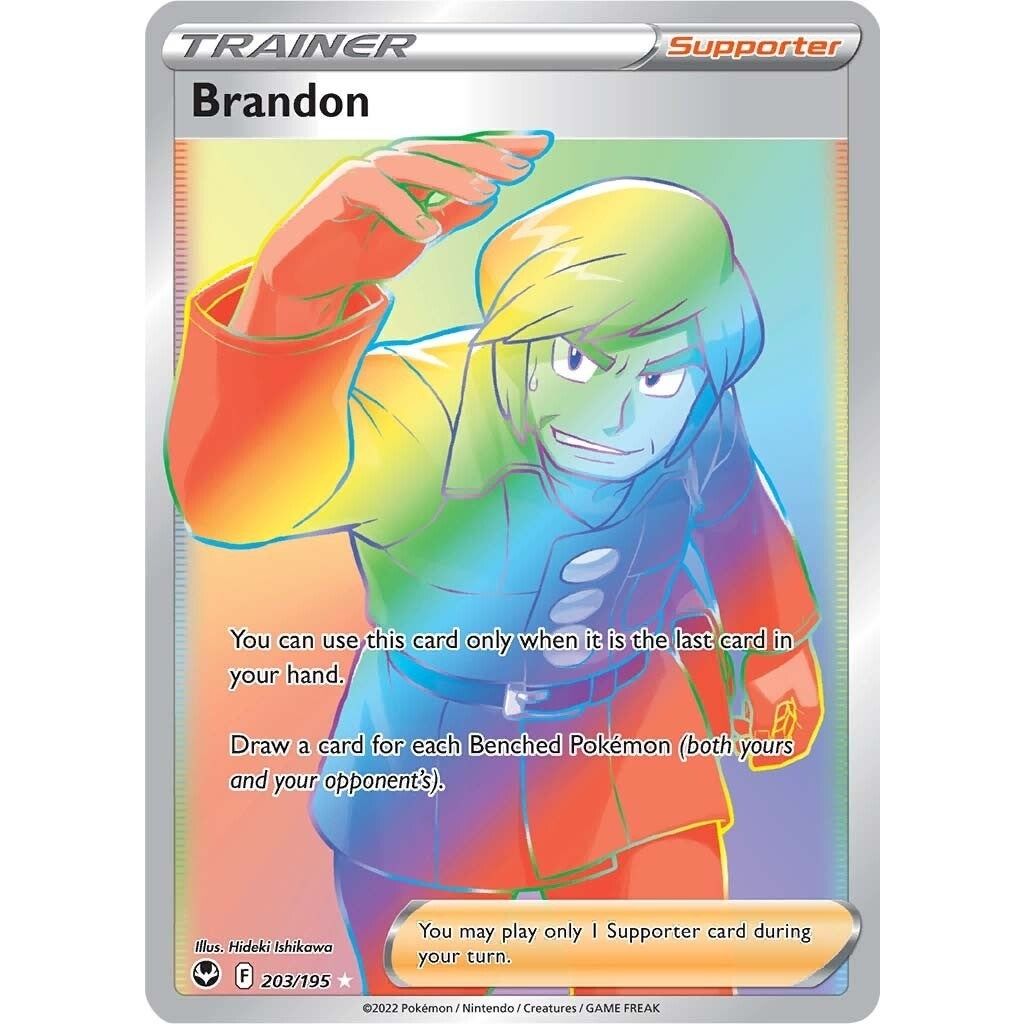Brandon (Secret) (203/195) (SWSH12: Silver Tempest) - PokeBox USA