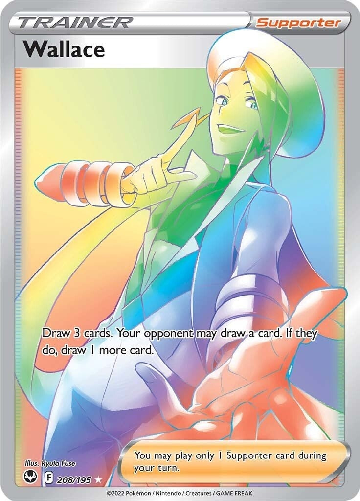 Image for Wallace (Secret) (208/195) (SWSH12: Silver Tempest) (SWSH12) - Pokemon