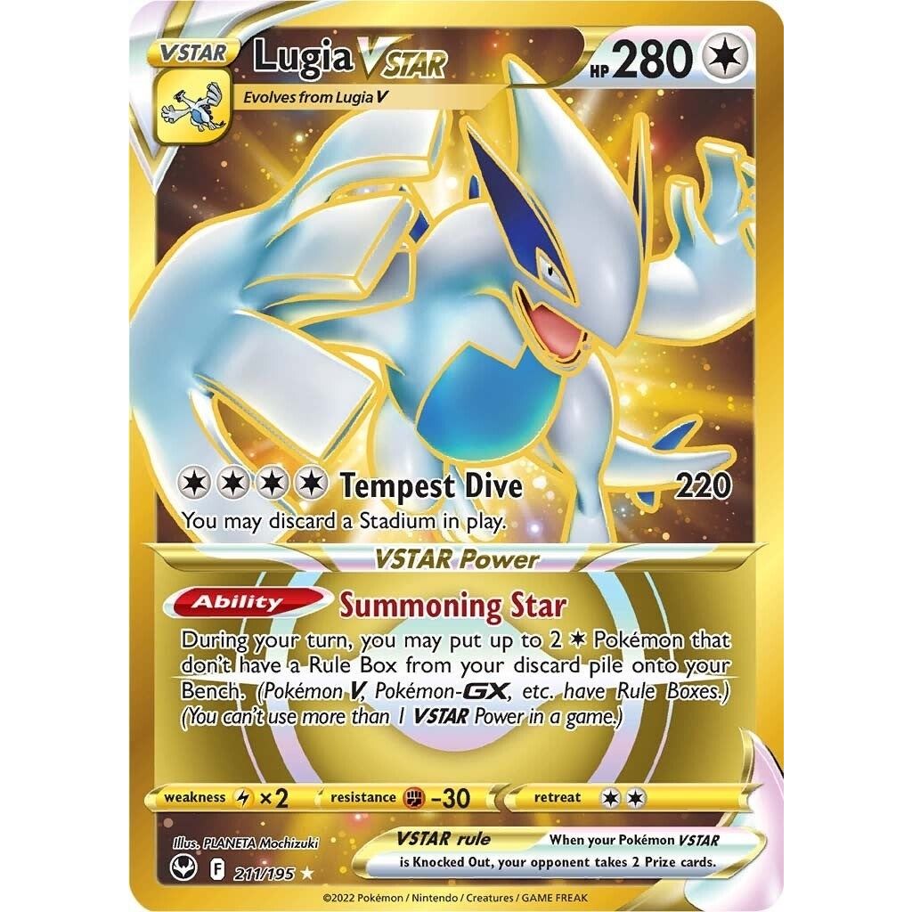 Lugia VSTAR (Secret) (211) (211/195) (SWSH12: Silver Tempest) - PokeBox USA