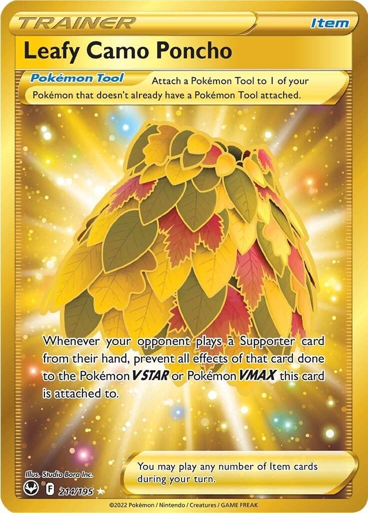 Image for Leafy Camo Poncho (Secret) (214/195) (SWSH12: Silver Tempest) (SWSH12) - Pokemon