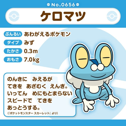 Froakie #656 - Pokémon Centre Fit Plush - PokeBox USA