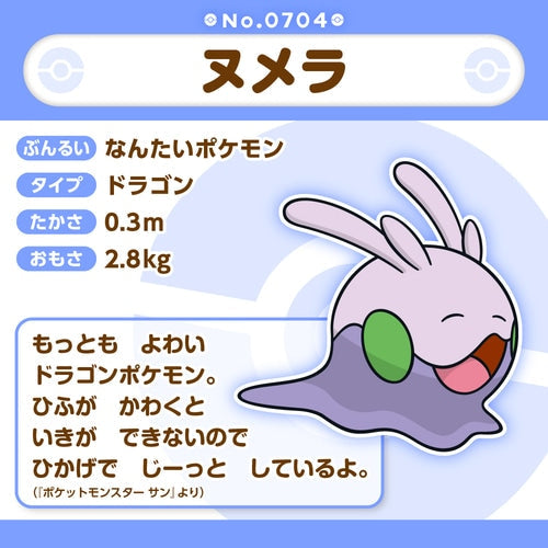 Goomy #704 - Pokémon Centre Fit Plush - PokeBox USA