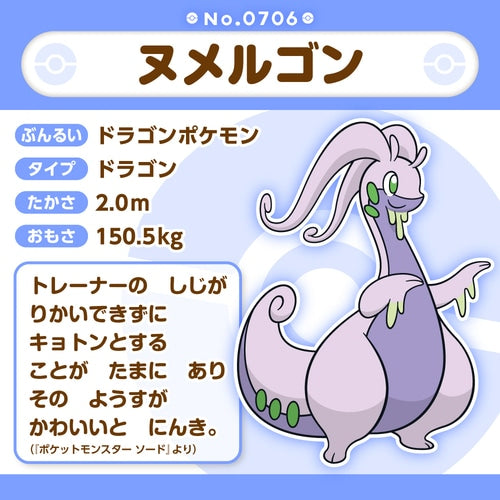 Goodra #706 - Pokémon Centre Fit Plush - PokeBox USA