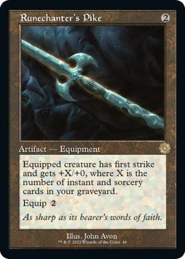 Runechanter's Pike (48) (The Brothers' War: Retro Frame Artifacts)