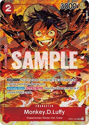 Image for Monkey.D.Luffy (024) (Parallel) (OP01-024) (Romance Dawn) (OP01) - One Piece Card Game