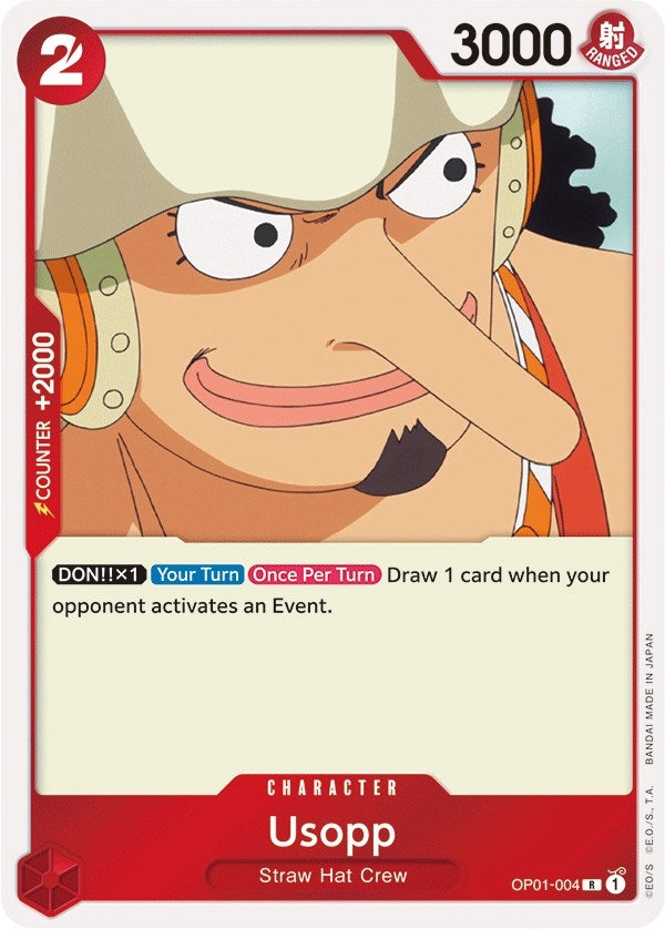 Image for Usopp (OP01-004) (Romance Dawn) (OP01) - One Piece Card Game