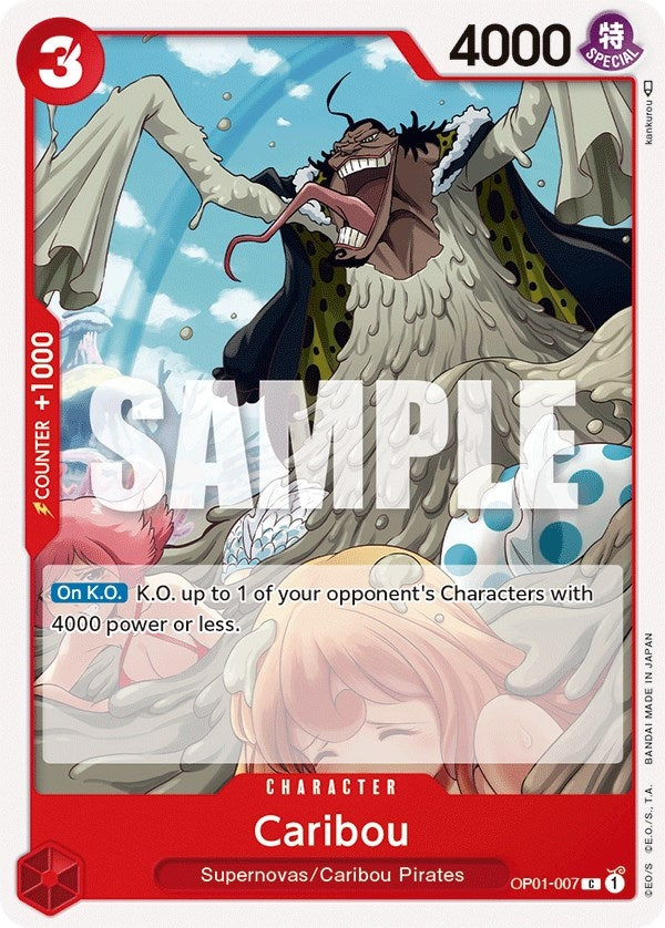 Image for Caribou (OP01-007) (Romance Dawn) (OP01) - One Piece Card Game