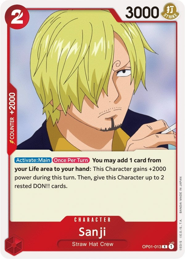 Image for Sanji (OP01-013) (Romance Dawn) (OP01) - One Piece Card Game