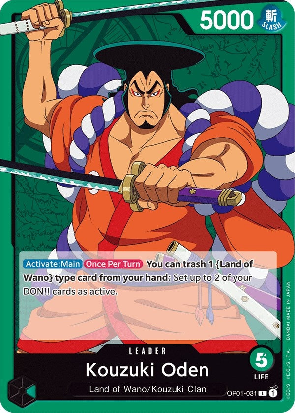 Image for Kouzuki Oden (OP01-031) (Romance Dawn) (OP01) - One Piece Card Game