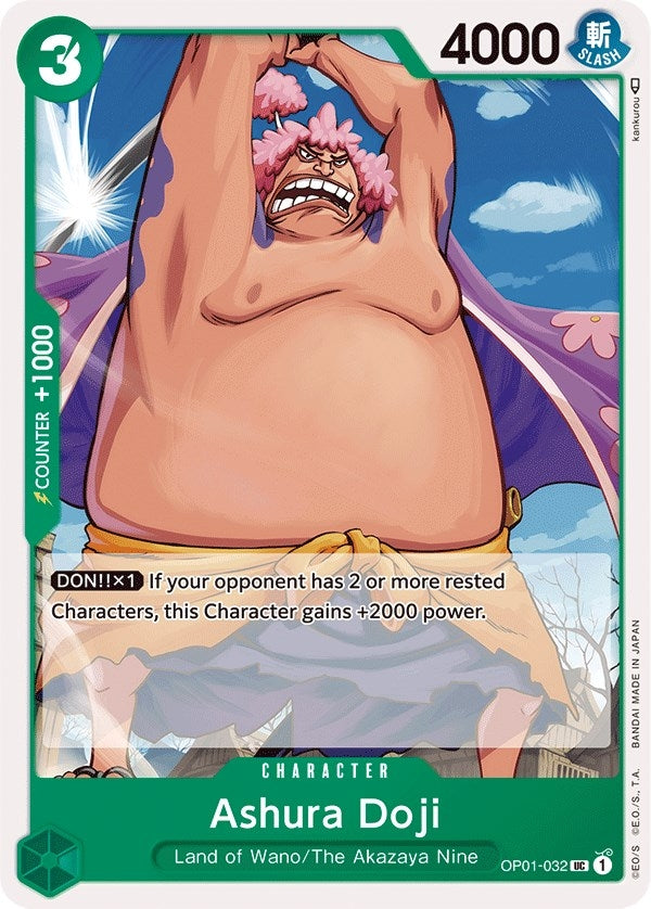 Image for Ashura Doji (OP01-032) (Romance Dawn) (OP01) - One Piece Card Game