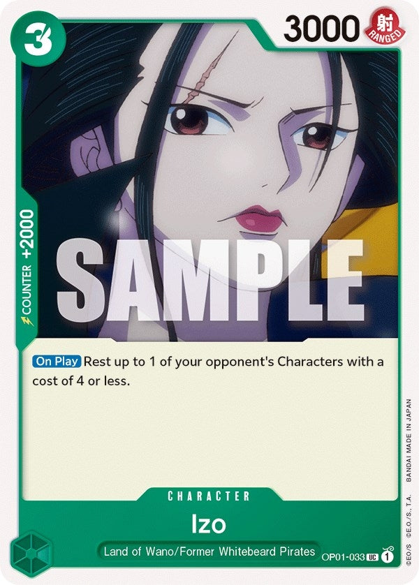 Image for Izo (OP01-033) (Romance Dawn) (OP01) - One Piece Card Game