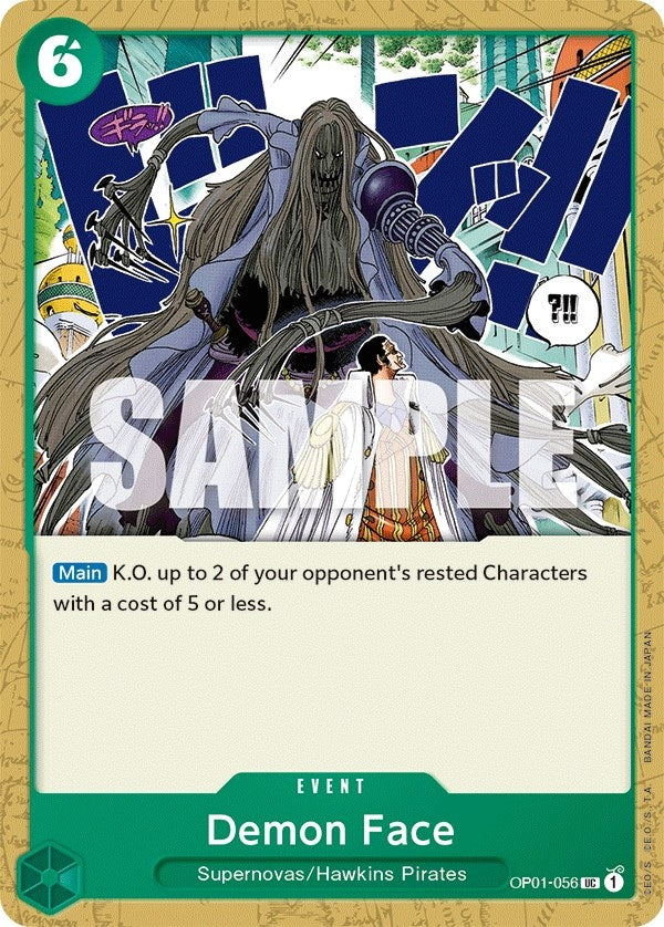 Image for Demon Face (OP01-056) (Romance Dawn) (OP01) - One Piece Card Game