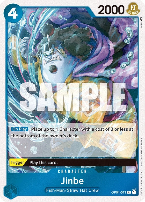 Image for Jinbe (071) (OP01-071) (Romance Dawn) (OP01) - One Piece Card Game