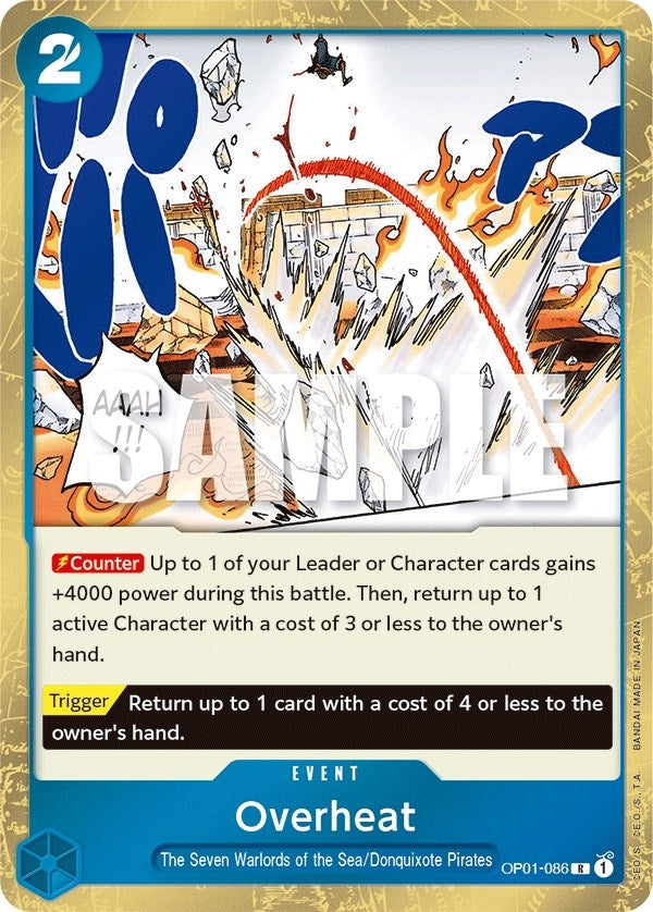Image for Overheat (OP01-086) (Romance Dawn) (OP01) - One Piece Card Game