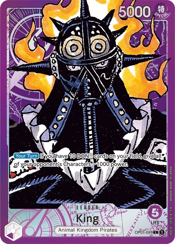 Image for King (091) (Parallel) (OP01-091) (Romance Dawn) (OP01) - One Piece Card Game