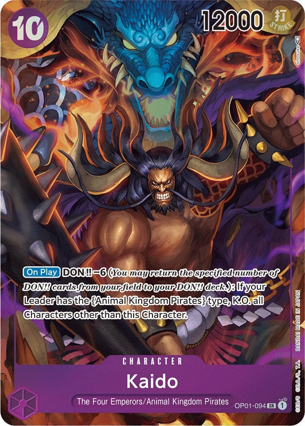 Image for Kaido (094) (Parallel) (OP01-094) (Romance Dawn) (OP01) - One Piece Card Game