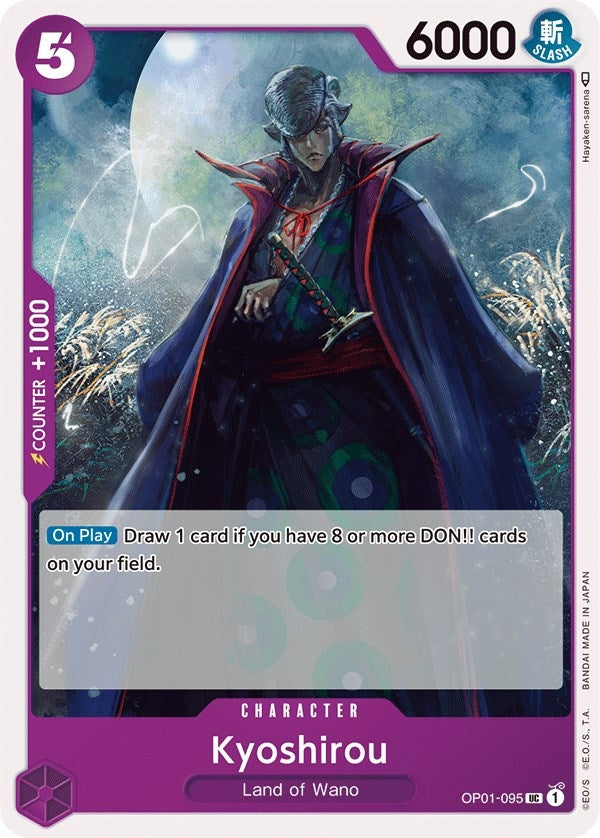 Image for Kyoshirou (OP01-095) (Romance Dawn) (OP01) - One Piece Card Game