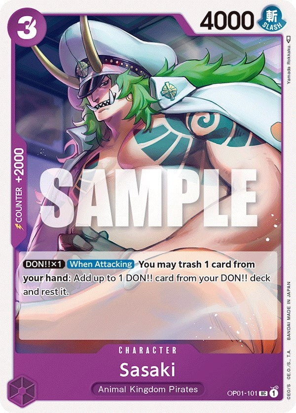 Image for Sasaki (OP01-101) (Romance Dawn) (OP01) - One Piece Card Game