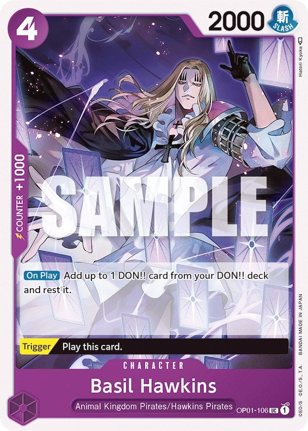 Image for Basil Hawkins (OP01-106) (Romance Dawn) (OP01) - One Piece Card Game