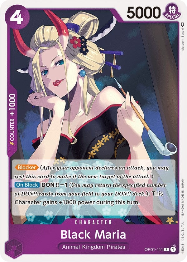 Image for Black Maria (OP01-111) (Romance Dawn) (OP01) - One Piece Card Game