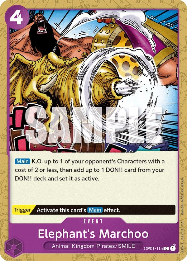 Image for Elephant's Marchoo (OP01-115) (Romance Dawn) (OP01) - One Piece Card Game