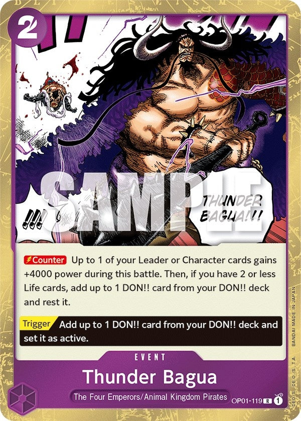 Image for Thunder Bagua (OP01-119) (Romance Dawn) (OP01) - One Piece Card Game