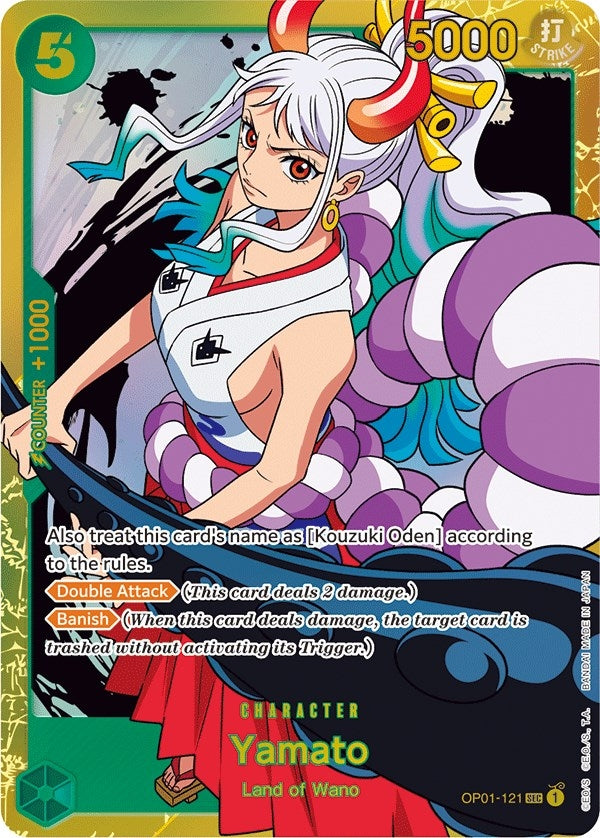 Image for Yamato (OP01-121) (Romance Dawn) (OP01) - One Piece Card Game