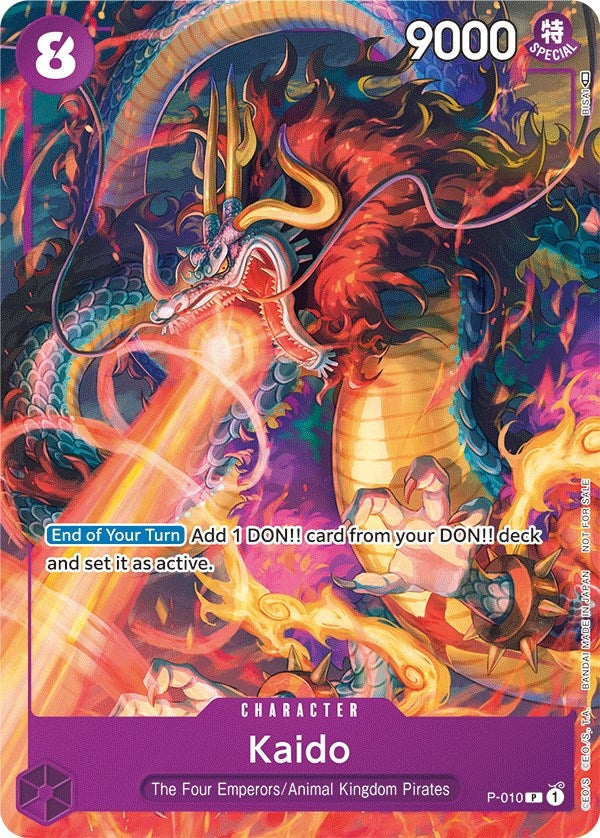 Image for Kaido (Tournament Pack Vol. 1) (P-010) (One Piece Promotion Cards) (OP-PR) - One Piece Card Game