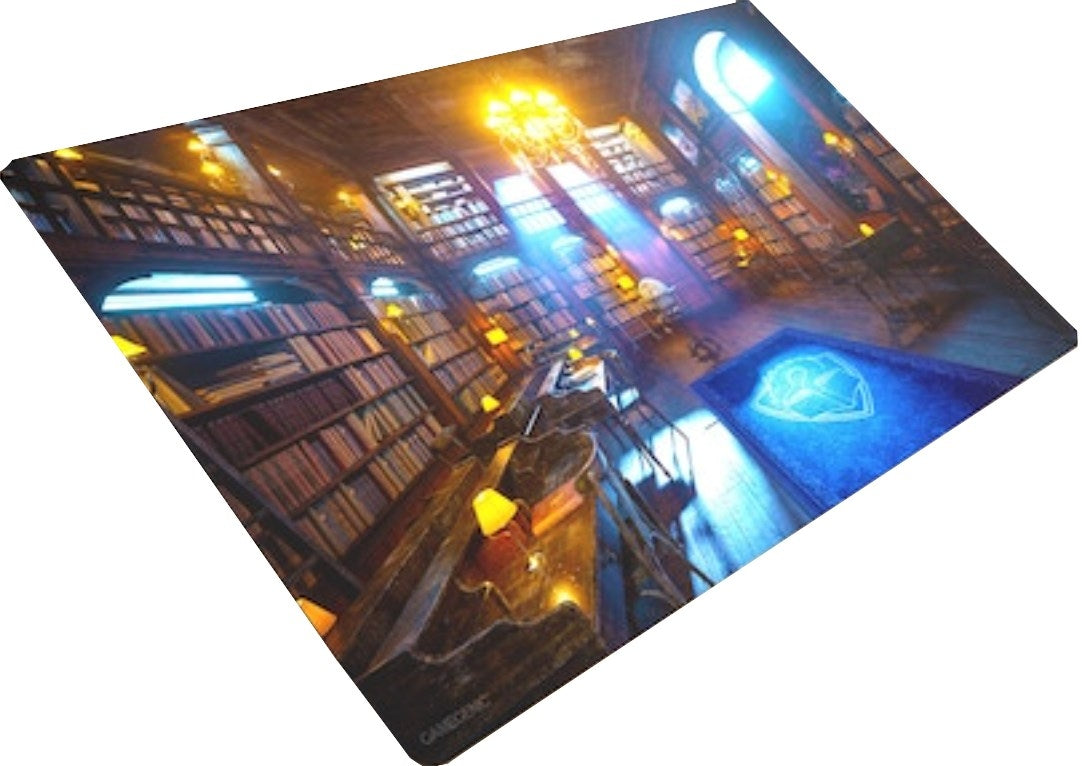 Image for GameGenic x Tolarian Community College Academic - Kickstarter Exclusive Art Playmat (Library) - Playmats