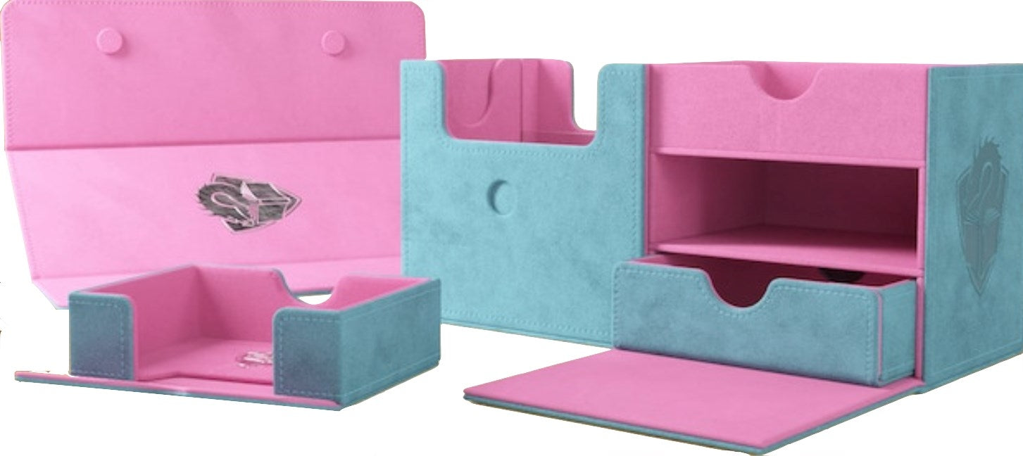 Image for GameGenic x Tolarian Community College - The Academic Teal/Pink (Holds 133+) - Deck Boxes