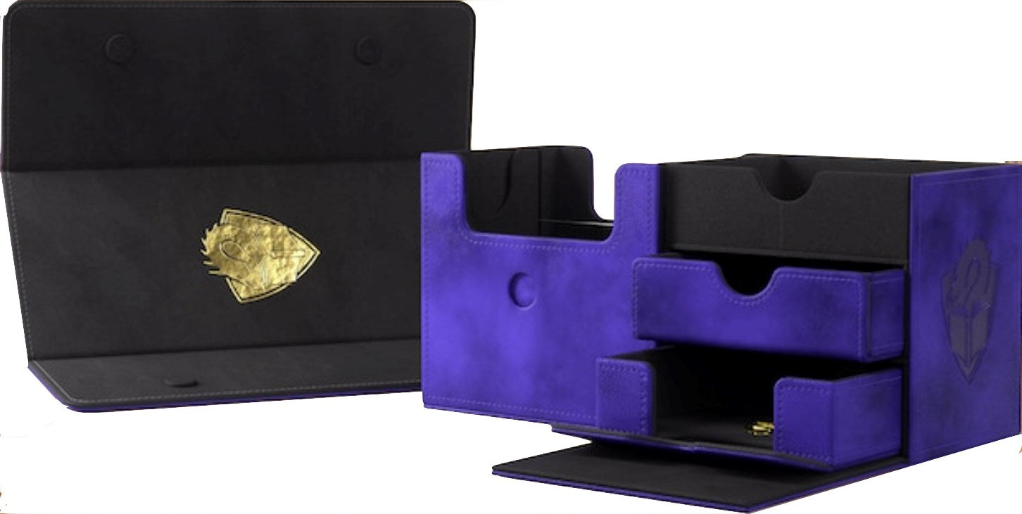 Image for GameGenic x Tolarian Community College - The Academic Purple/Black Kickstarter Exclusive (Holds 133+) - Deck Boxes