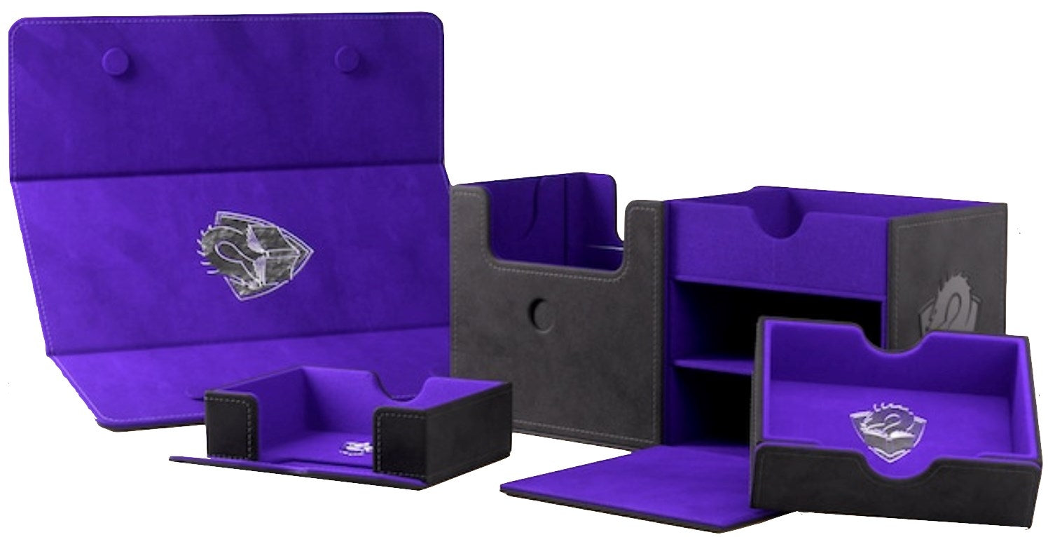 Image for GameGenic x Tolarian Community College - The Academic Black/Purple (Holds 133+) - Deck Boxes